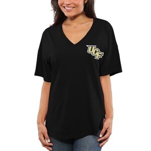 Women's Black UCF Knights Spirit Jersey Oversized T-Shirt XL